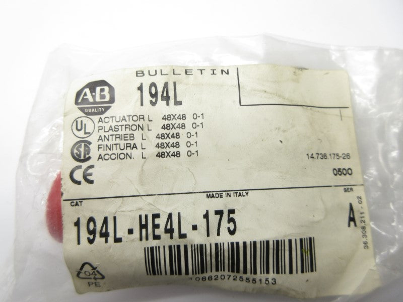 ALLEN BRADLEY 194L-HE4L-175 SER. A NSMP