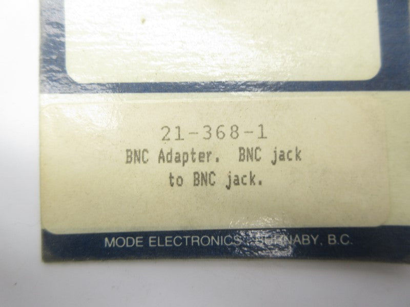 MODE ELECTRONICS 21-368-1 NSMP