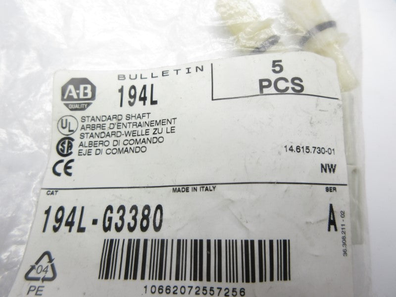 ALLEN BRADLEY 194L-G3380 SER. A (PKG OF 5) NSMP