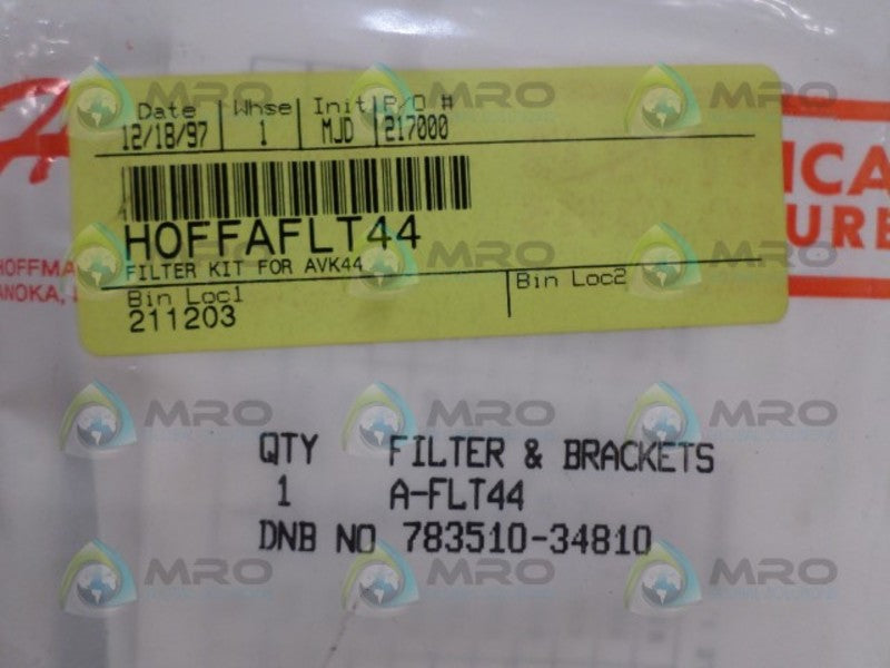 HOFFMAN A-FLT44 FILTER AND BRACKETS NSMP