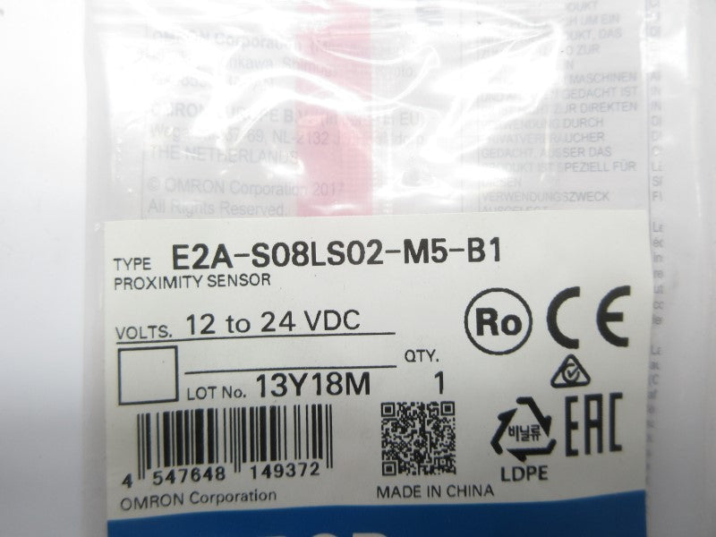 OMRON E2A-S08LS02-M5-B1 12-24VDC NSMP