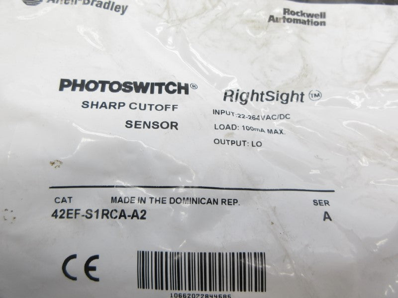 ALLEN BRADLEY 42EF-S1RCA-A2 SER. A 22-264VAC/DC NSMP