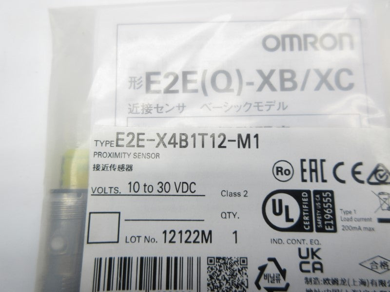 OMRON E2E-X4B1T12-M1 10-30VDC NSMP