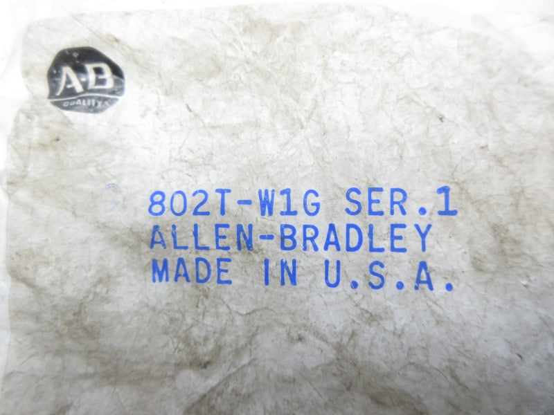 ALLEN BRADLEY 802T-W1G SER. 1 NSMP