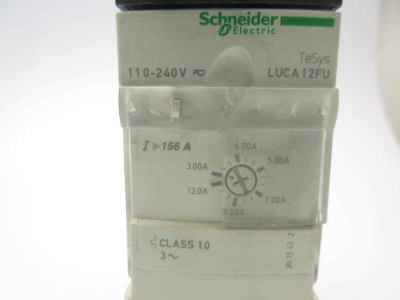 SCHNIEDER ELECTRIC LUCA12FU W/ LUB12 110-240V 3.00-12.0A NSNP