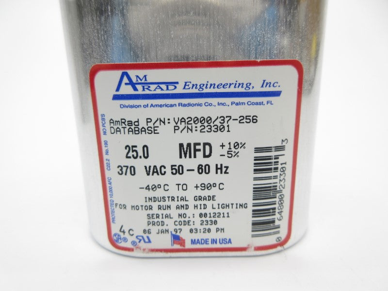 AMRAD ENGINEERING VA2000/37-256 23301 370VAC NSNP