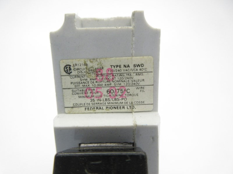 FEDERAL PIONEER NA115 120/240VAC 15A UNMP