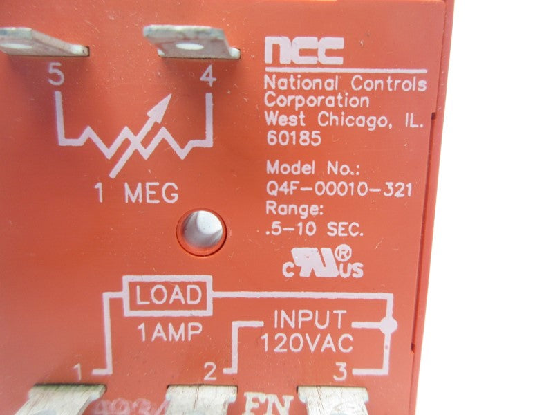 NCC Q4F-00010-321 120VAC 1A .5-10S NSNP