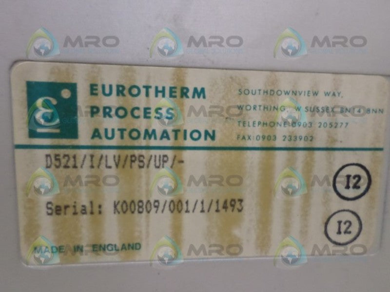 EUROTHERM D521/I/LV/PS/UP OUTPUT ISOLATOR MODULE NSNP