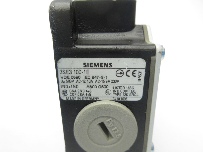 SIEMENS 3SE3100-1E 230V 6A (AS PICTURED1) NSNP