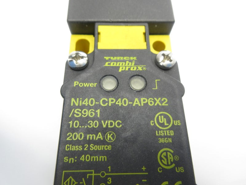 TURCK NI40-CP40-AP6X2/S961 10-30VDC NSNP