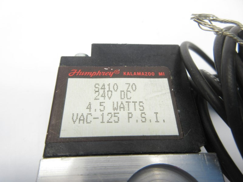 HUMPHREY S410Z0 24VDC 125PSI NSNP