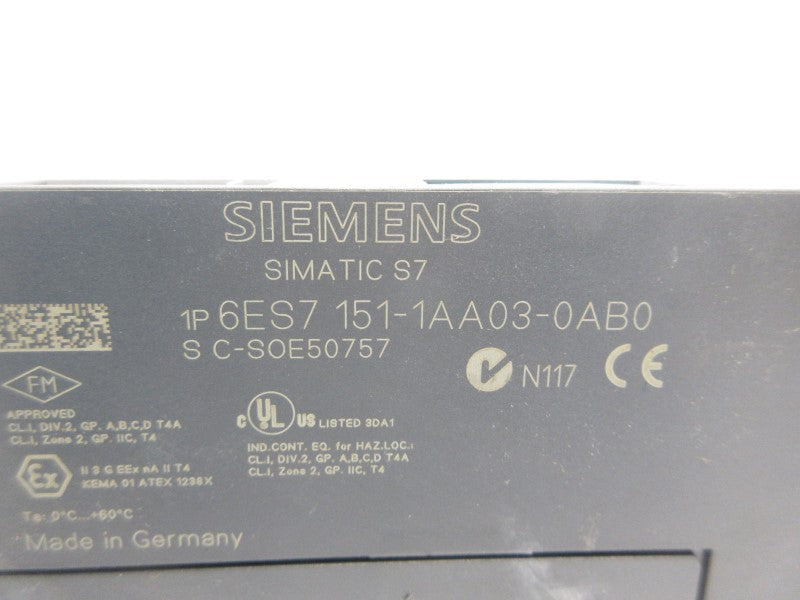 SIEMENS 6ES7151-1AA03-0AB0 NSNP