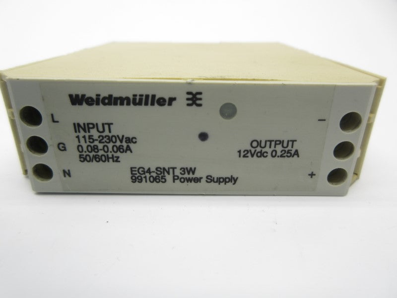 WEIDMULLER EG4-SNT3W 115-230VAC 0.08-0.06A NSNP