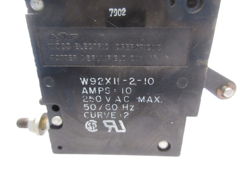 POTTER & BRUMFIELD W92X11-2-10 250VAC 10A NSNP