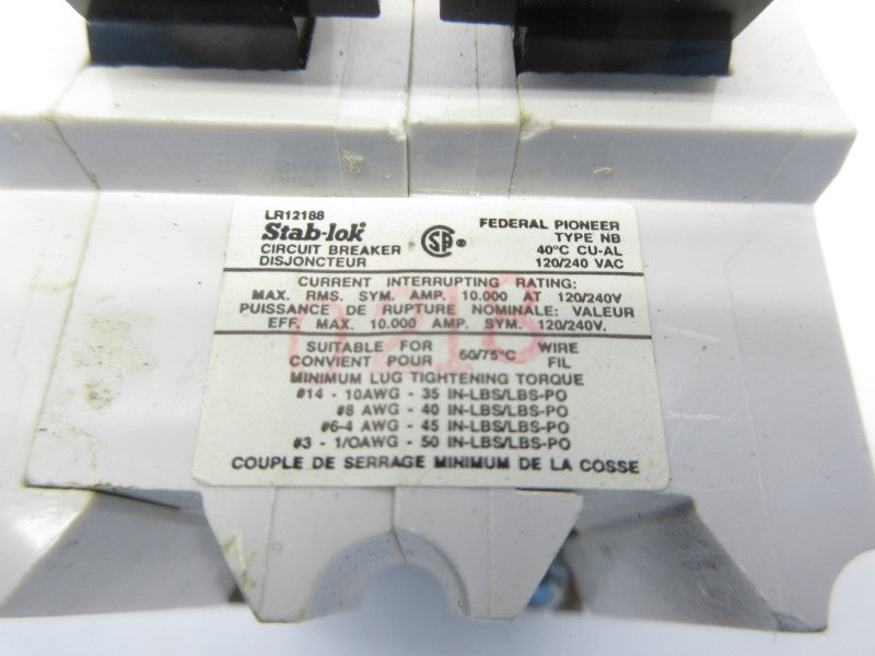 FEDERAL PIONEER NB23030 120/240VAC 30A NSNP