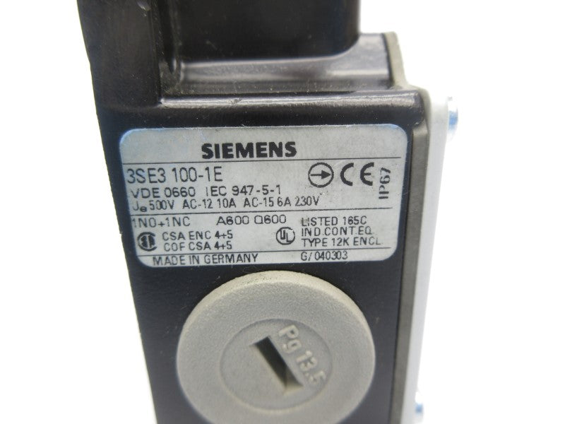 SIEMENS 3SE3100-1E 230V 6A (AS PICTURED2) NSNP