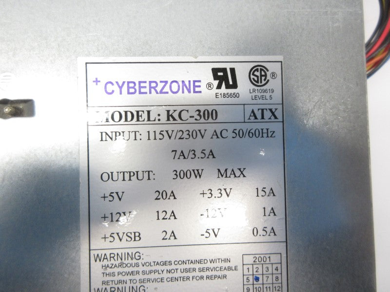 CYBERZONE KC-300 115/230VAC 7A NSNP