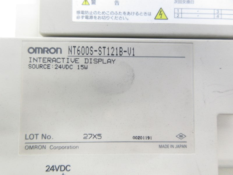 OMRON NT600S-ST121B-V1 24VDC NSNP