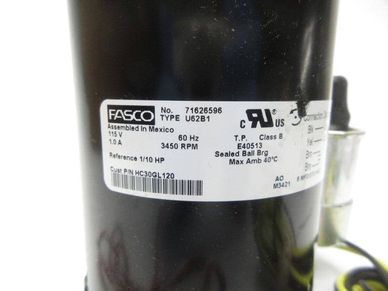 FASCO U62B1 71626596 115V 1.0A NSNP