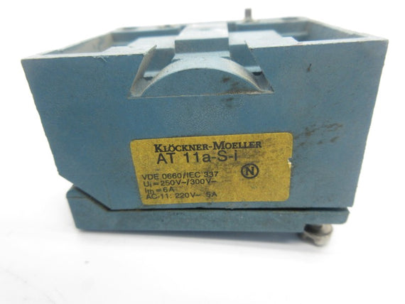 KLOCKNER MOELLER AT11A-S-I 220VAC 5A UNMP