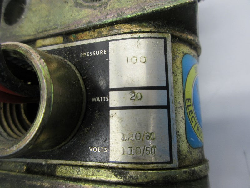 SKINNER VALVES V935DEF2100 110/120V 100PSI UNMP