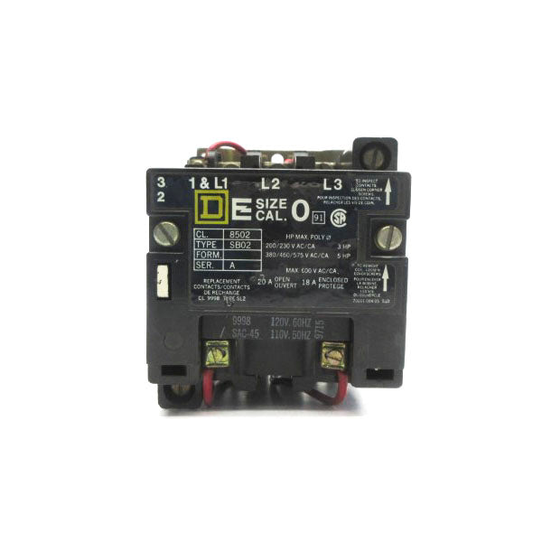 SQUARE D 8502SBO2 SER. A 110/120V 20A UNMP