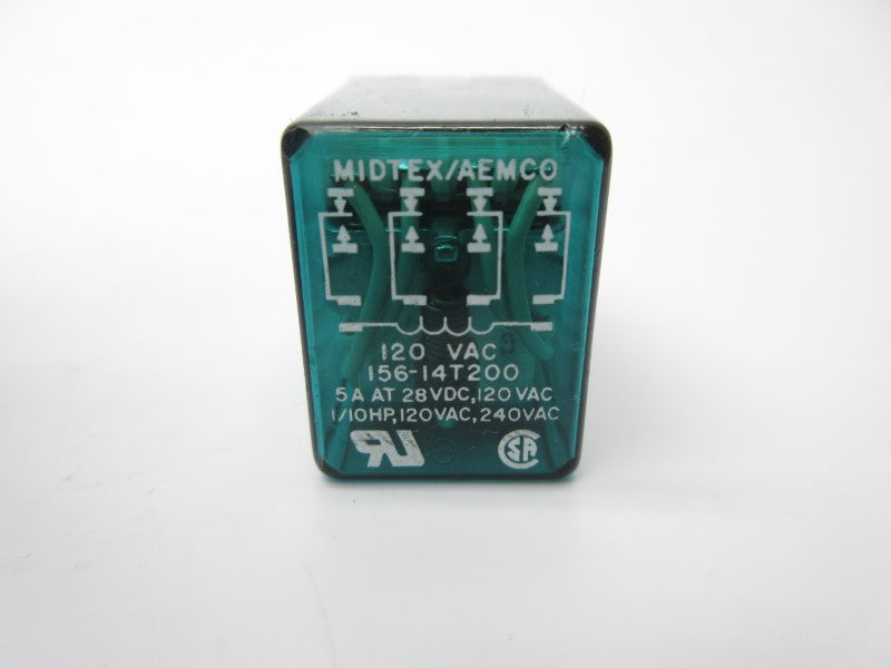 MIDTEX AEMCO 156-14T200 120VAC 5A UNMP