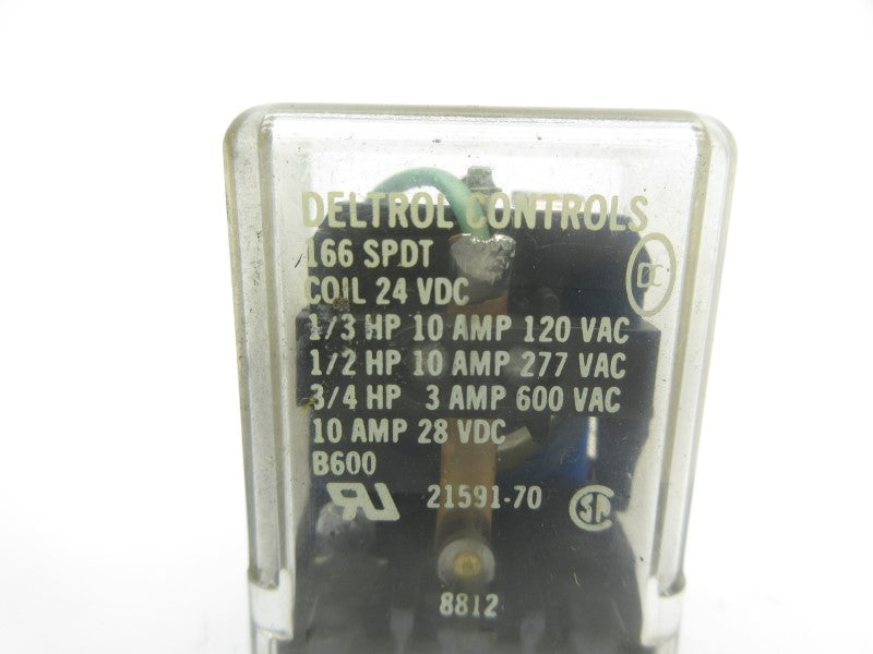 DELTROL CONTROLS 166SPDT 24VDC 10A UNMP