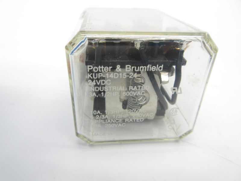 POTTER & BRUMFIELD KUP-14D15-24 24VDC 10A UNMP