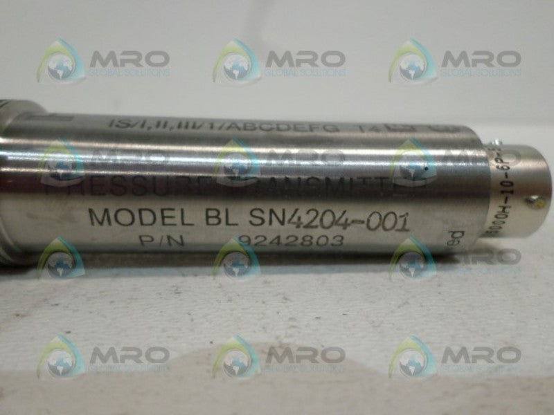 HONEYWELL 9242803 PRESSURE TRANSMITTER NSNP