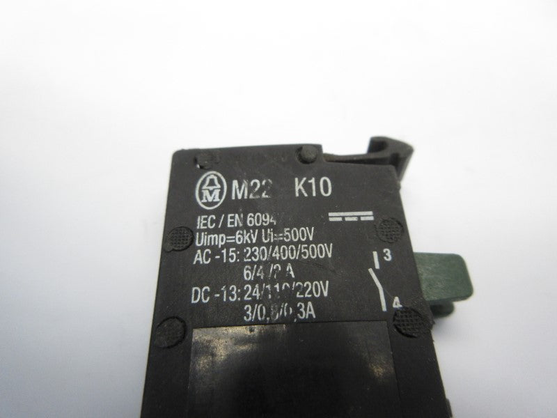 KLOCKNER MOELLER M22-K10 500V 2A UNMP