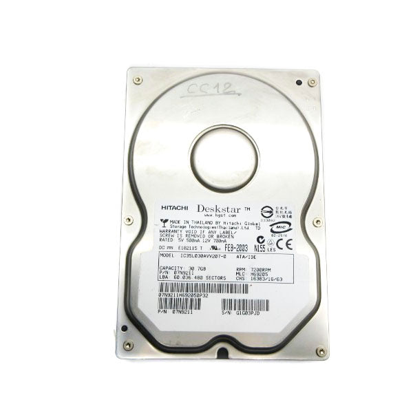 HITACHI 07N9211 IC35L030AVV207-0 5/12V NSNP