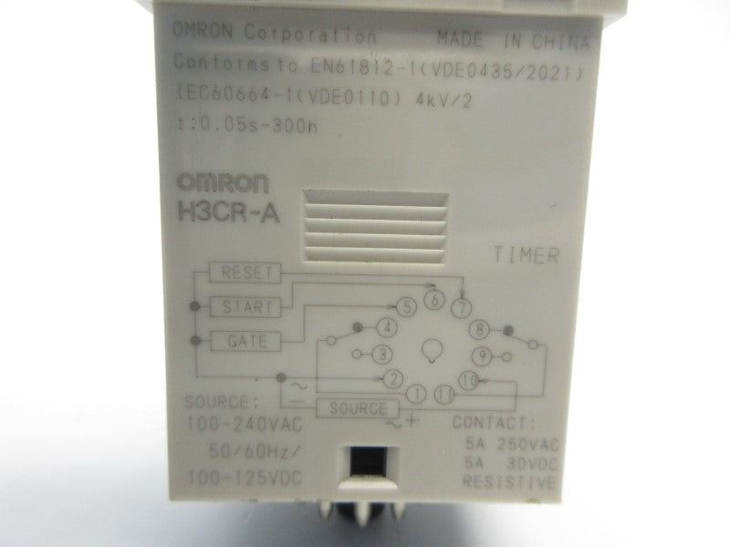 OMRON H3CR-A 100-240VAC 5A 0.05S-300H NSNP