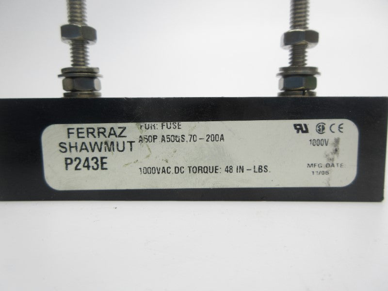 FERRAZ SHAWMUT P243E 1000VAC/DC 70-200A NSNP