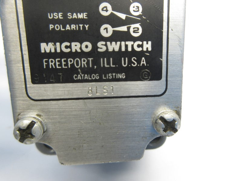MICRO SWITCH 8LS1 480VAC 10A UNMP