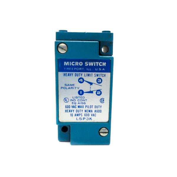 MICRO SWITCH LSP3K 600VAC 10A (AS PICTURED) NSNP