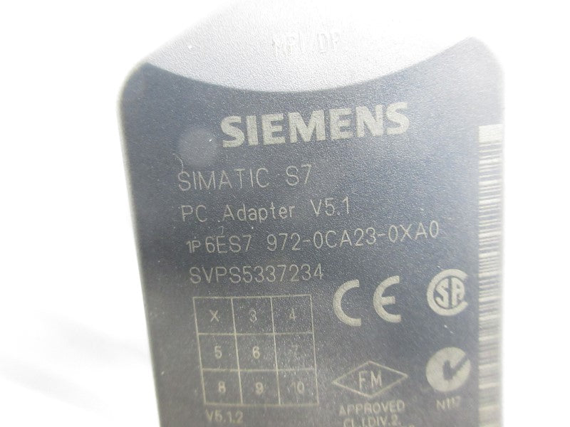 SIEMENS 6ES7972-0CA23-0XA0 NSNP