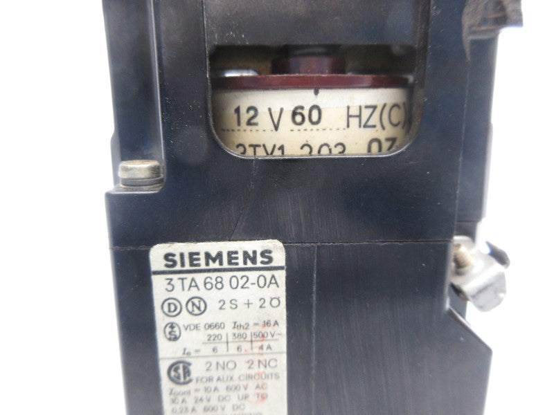 SIEMENS 3TA6802-0A 12V 10A UNMP