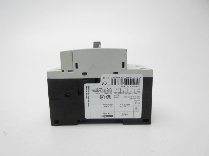 SIEMENS 3RV1011-1DA15 2.2-3.2A NSNP