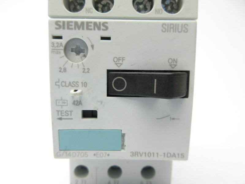 SIEMENS 3RV1011-1DA15 2.2-3.2A NSNP