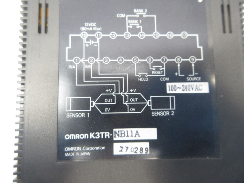 OMRON K3TR-NB11A 100-240VAC NSNP