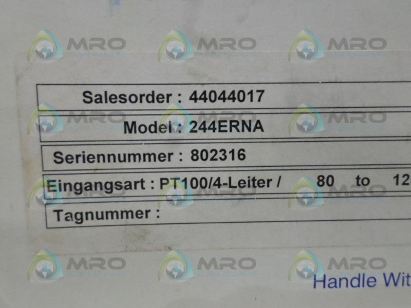 ROSEMOUNT 244ERNA TEMPERATURE CONTROLLER  NSMP