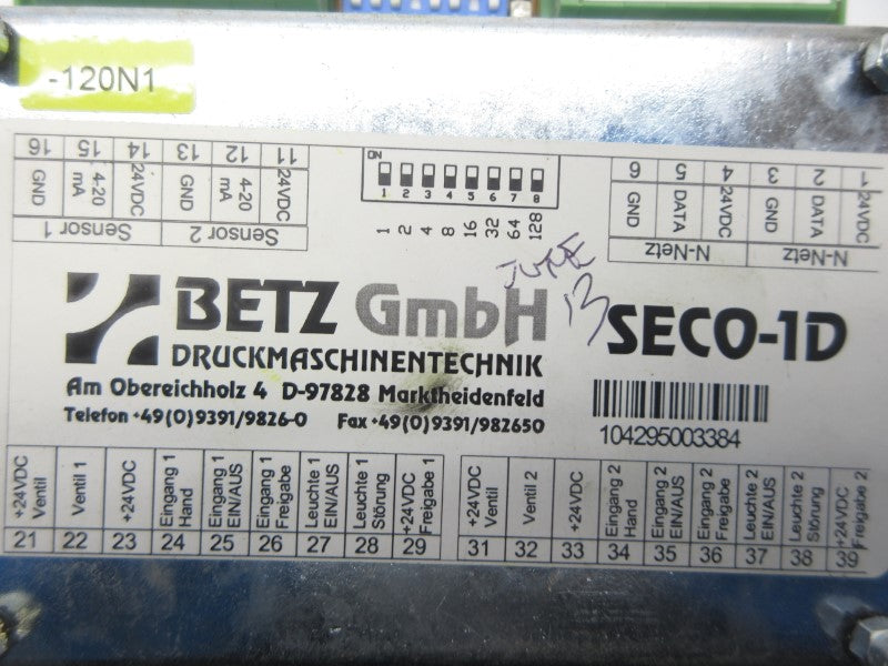 BETZ SECO-1D 24VDC UNMP