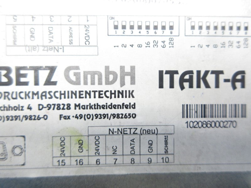 BETZ ITAKT-A 24VDC NSNP