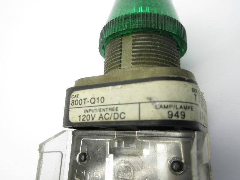 ALLEN BRADLEY 800T-Q10 SER. T 120VAC/DC NSNP