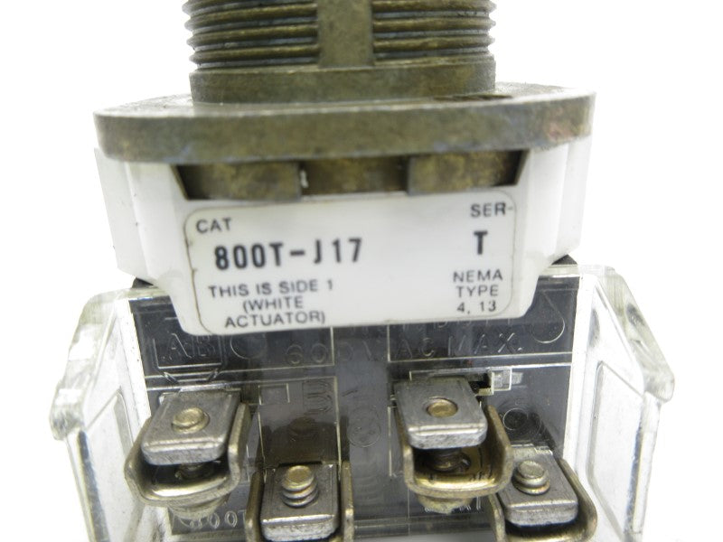 ALLEN BRADLEY 800T-J17 SER. T (AS PICTURED1) NSNP
