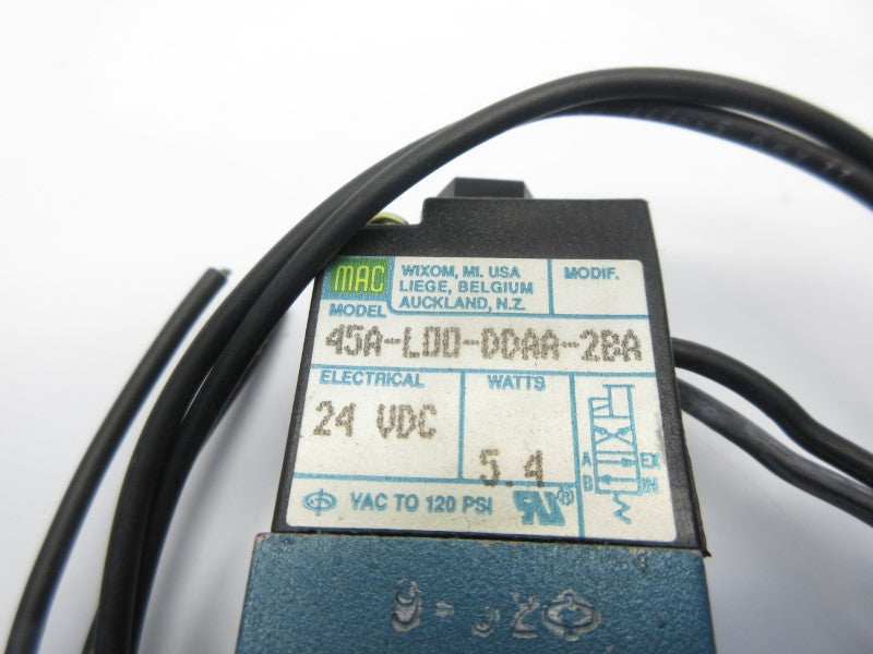MAC 45A-L00-DDAA-2BA 24VDC 120PSI NSNP
