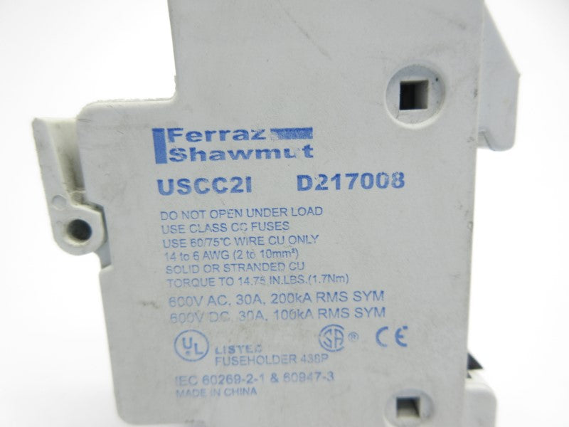 FERRAZ SHAWMUT USCC2I D217008 600VAC/DC 30A NSNP