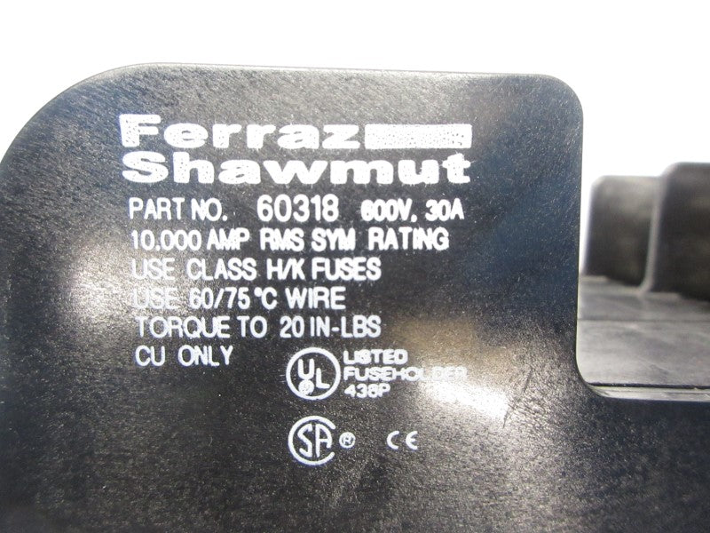 FERRAZ SHAMUT 60318 600V 30A NSNP